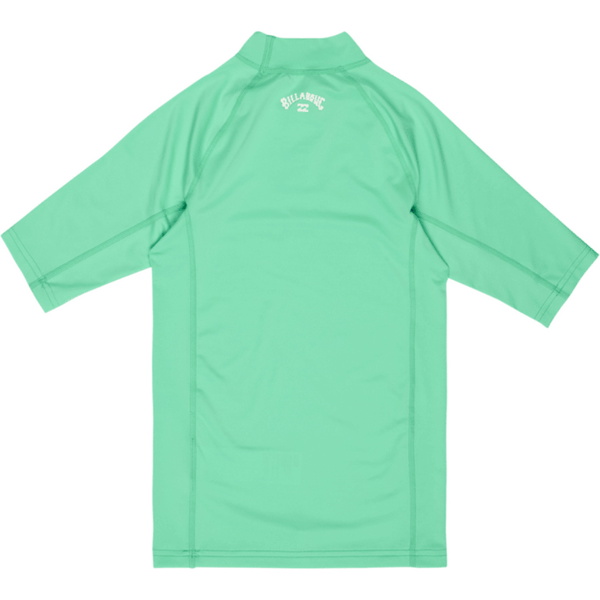 2026 Billabong Junior Waves Kortærmet Lycra-trøje Til Hele Dagen EBBWR00101 - Acid Green